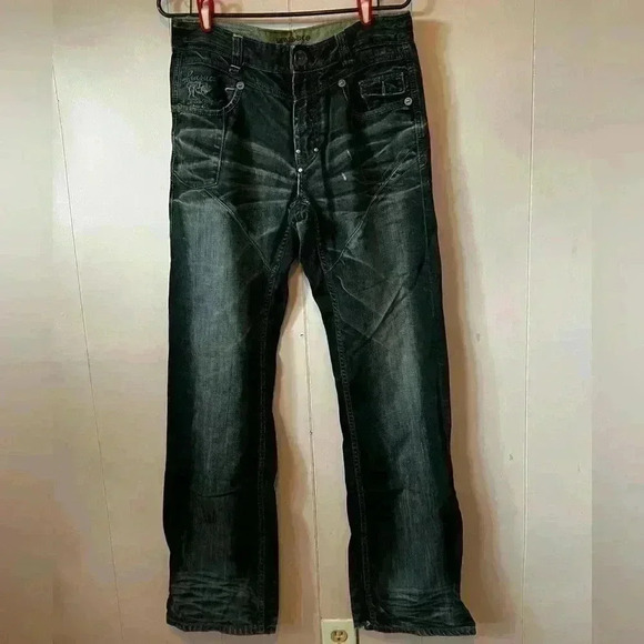 Men's Sz 31 Parasuco Denim Embroidered Fashion Jeans - Picture 1 of 16